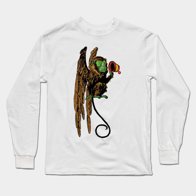 Wizard of Oz Flying Monkey Long Sleeve T-Shirt by MasterpieceCafe